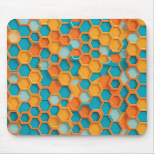 Hexagon modern mouse pad