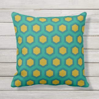 Hexagon Outdoor Pillow