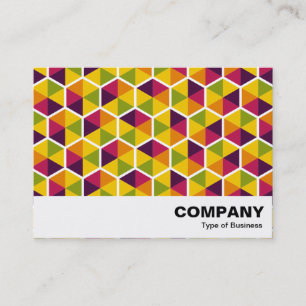 Hexagon Pattern 01 Business Card