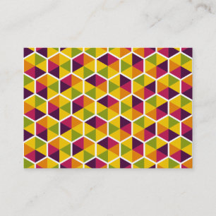 Hexagon Pattern 01 Business Card