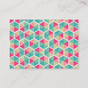 Hexagon Pattern 02 Business Card