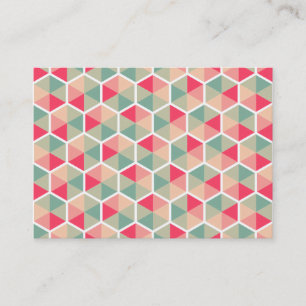 Hexagon Pattern 04 Business Card