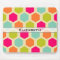 Hexagon Pattern in Vintage Colours Personalized