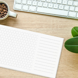 Hexagon Pattern Organic Chemistry Post-it Notes