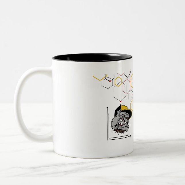 Hexagon-Pitti two-colored cup (Left)