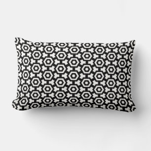 Hexagon Rings Lumbar Pillow