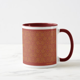 Hexagon Terracotta Tile Look Mug