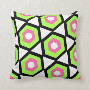 Hexagon Throw Pillow