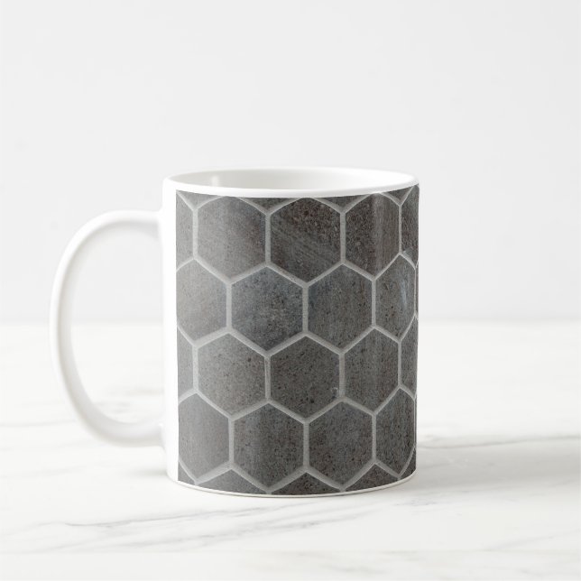 Hexagon Tiles Coffee Mug (Left)