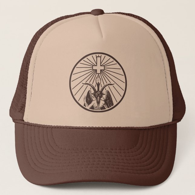 hexagon trucker hat (Front)
