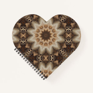 Hexagonal Elements Mandala Notebook