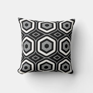 Hexagonal Pattern Throw Pillow