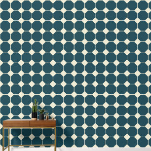 Hexagonal pattern wallpaper