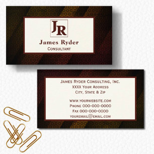 Hexagonal Texture with Custom Logo Business Card