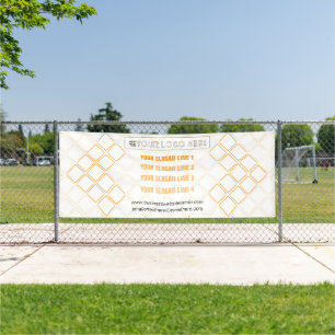 Hexagonal Triangle Business Exhibition Backdrop Banner