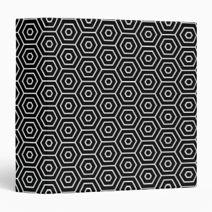 Hexagons texture geometric pattern binder