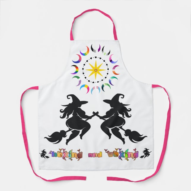 HEXING AND VEXING for the Plus Size Pagan Apron (Front)