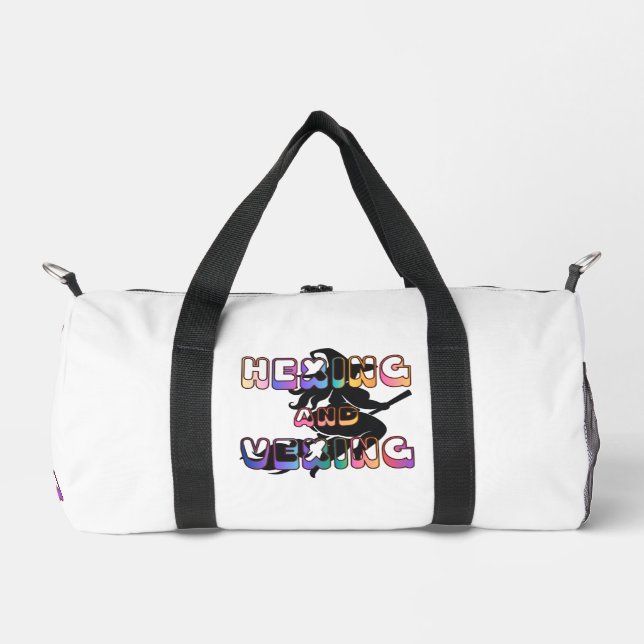 HEXING AND VEXING for the Plus Size Pagan Duffle Bag (Front)