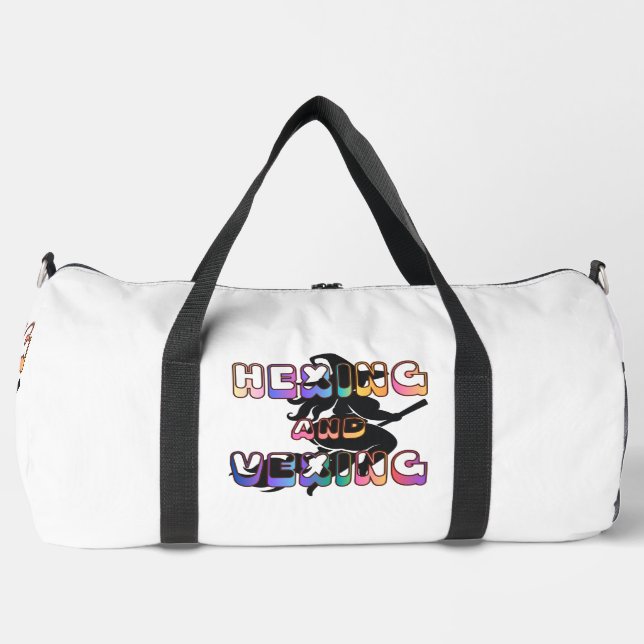 HEXING AND VEXING for the Plus Size Pagan Duffle Bag (Front)
