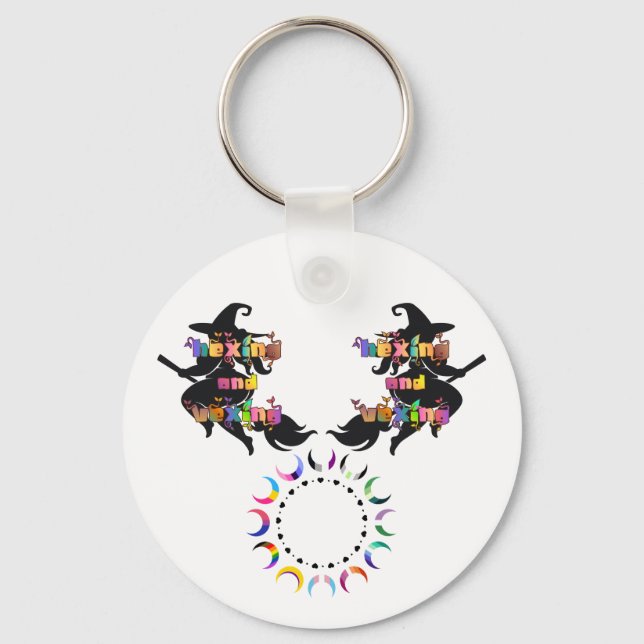 HEXING AND VEXING for the Plus Size Pagan Keychain (Front)