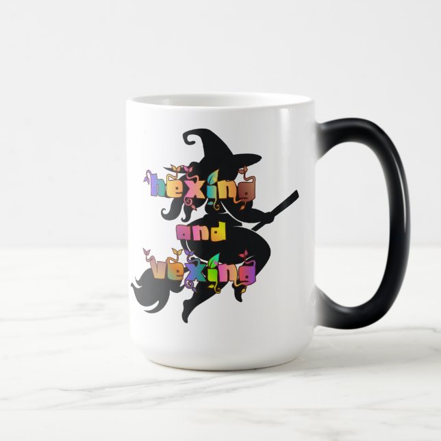 HEXING AND VEXING for the Plus Size Pagan Magic Mug (Right)