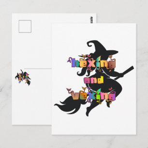 HEXING AND VEXING for the Plus Size Pagan Postcard