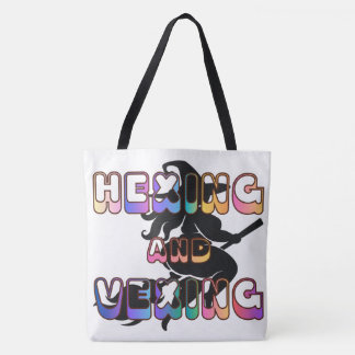 HEXING AND VEXING for the Plus Size Pagan Tote Bag
