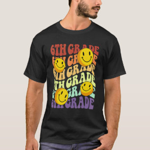 hey 6th sixth grade teacher Back To School Retro s T-Shirt