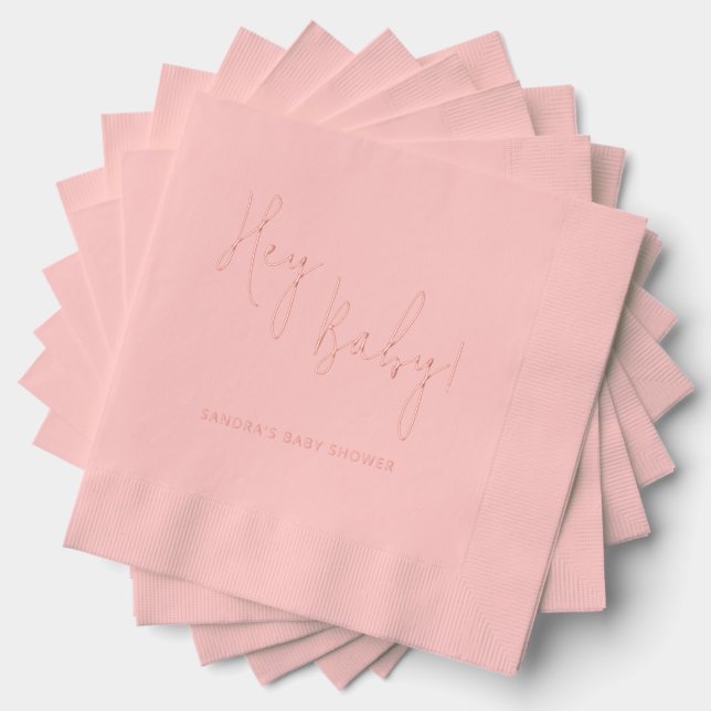 Hey Baby Nom personnalisé Script moderne (Insitu (empilé))