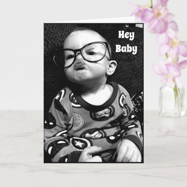 HEY BABY ***VOUS SOUHAITEZ FUMER*** CARTE D'AMOUR (Orchidée)