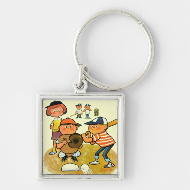 Hey Batter! Keychain (Front)