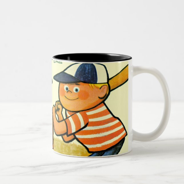 Hey Batter! Two-Tone Coffee Mug (Right)