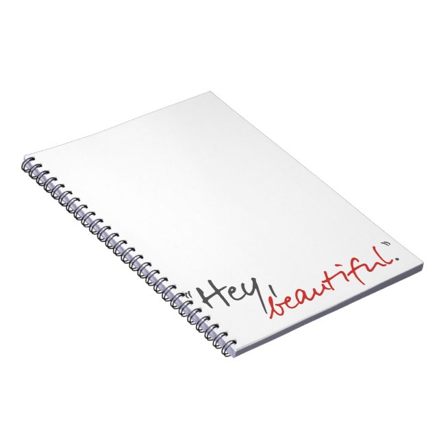 "Hey, beautiful." Joe Covelli Notebook (Right Side)