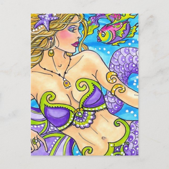 HEY BEAUTIFUL POSTCARD (Front)