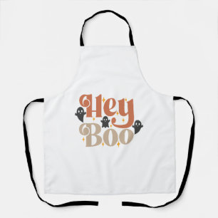 Hey Boo Boho Halloween Hey Boo Ghost Apron