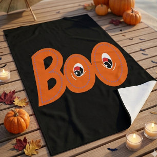 Hey Boo Did I Scare You Too Typography Drawing Art Beach Towel