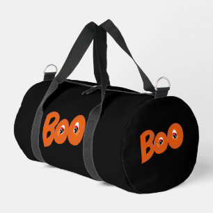 Hey Boo Did I Scare You Too Typography Drawing Art Duffle Bag