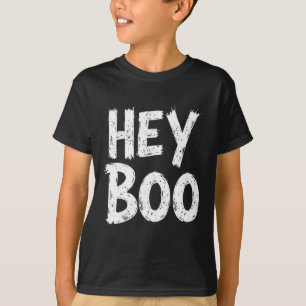 Hey Boo Funny Halloween Ghost T-Shirt