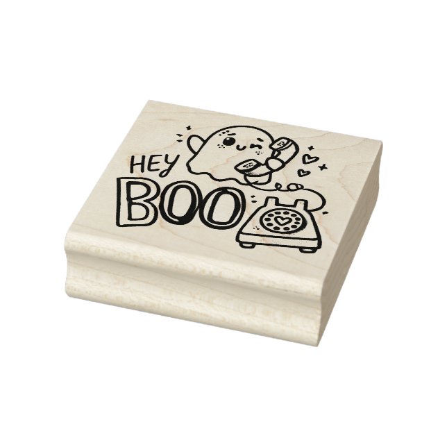 Hey Boo – Ghosted with Love Rubber Stamp (Stamp)