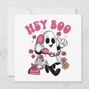 Hey Boo - Groovy Ghost Halloween 