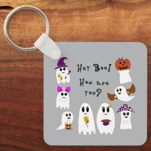 Hey Boo! Keychain