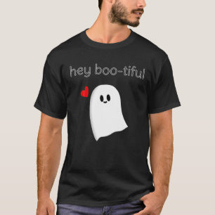 Hey Boo-Tiful Halloween Funny Ghosts Halloween T-Shirt
