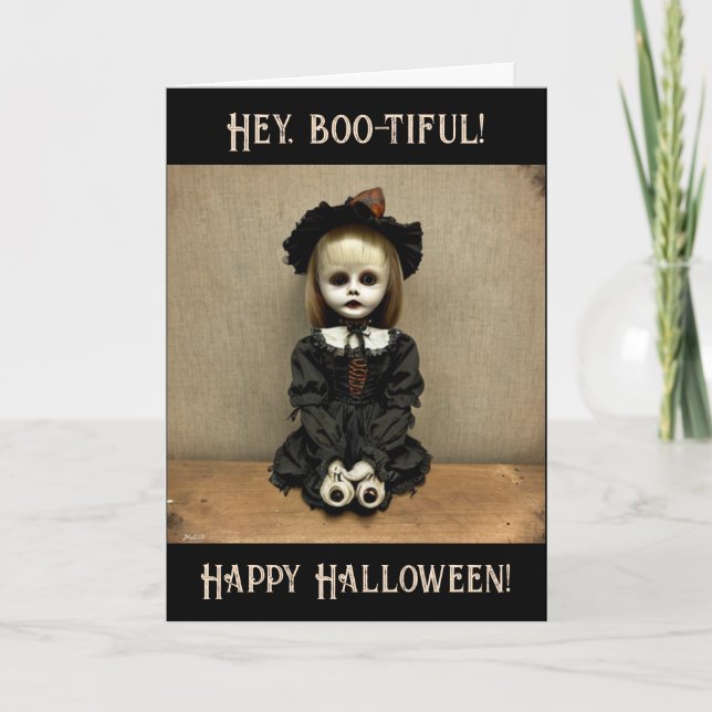 Hey, boo-tiful! Happy Halloween! Card (Front)