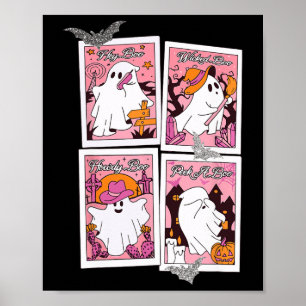 Hey Boo Wicked Boo Howdy Boo Peek A Boo Halloween Poster