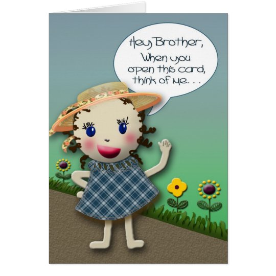 Hey Brother - Birthday Card