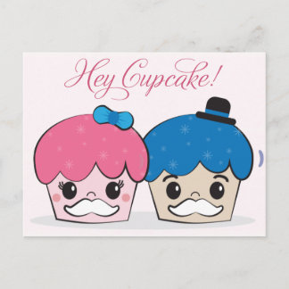 Hey Cupcake Postcard
