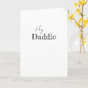 Hey Daddio HAPPY FATHERS DAY Modern Card