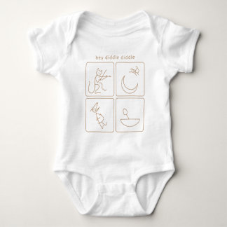 Hey Diddle Diddle onesy Baby Bodysuit