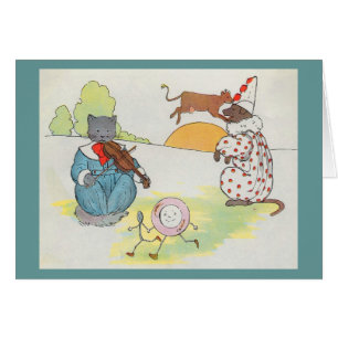 Hey, diddle, diddle! The cat and the fiddle
