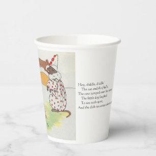 Hey Diddle Diddle The Cat and the Fiddle Rhyme Paper Cups